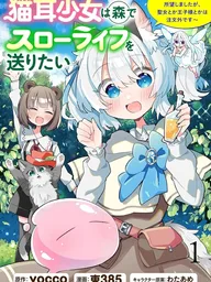 ปกมังงะ The Cat-Eared Girl Wants to Live a Slow Life in the Forest - สาวน้อยหูแมวผู้อยากใช้ชีวิตสโลว์ไลฟ์แบบนุ่มฟู
